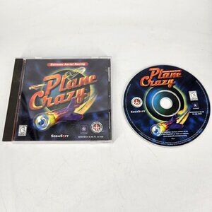 Vintage 1998 Plane Crazy PC CD-ROM Windows 95/98 Game SegaSoft Complete Manual